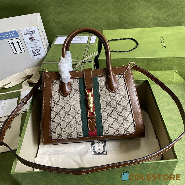 Gucci Jackie 1961 Medium Tote Bag 649016 Size 30x24x12cm - 1