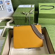 Gucci Dionysus Mini Leather Bag In Yellow & White 421970 Size 20cm - 4