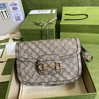 Gucci Horsebit In Canvas 602204 Size 25x18x8cm