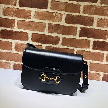 Gucci Horsebit In Black 602204 Size 25x18x8cm
