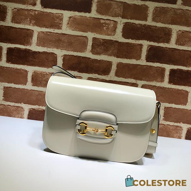 Gucci Horsebit In White 602204 Size 25x18x8cm - 1
