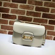 Gucci Horsebit In White 602204 Size 25x18x8cm - 1