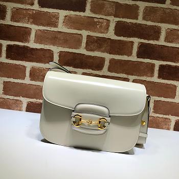 Gucci Horsebit In White 602204 Size 25x18x8cm