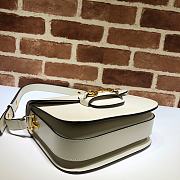 Gucci Horsebit In White 602204 Size 25x18x8cm - 3