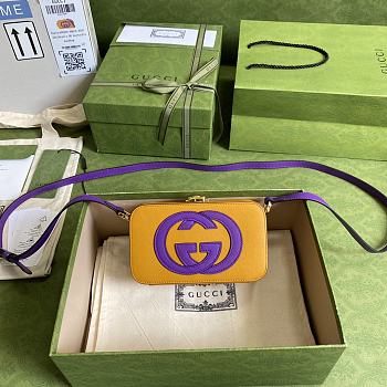 Gucci Interlocking G Mini Bag In Yellow 658230 Size 17x10x5.5cm