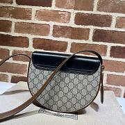 Gucci Padlock Small Shoulder Bag In Black 644524 Size 22x19.5x6.5cm - 3