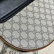 Gucci Padlock Small Shoulder Bag In Black 644524 Size 22x19.5x6.5cm - 5