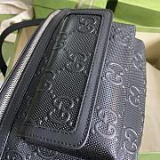 Gucci Embossed Belt Bag In Black 645093 Size 28×18×8cm - 4