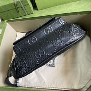 Gucci Embossed Belt Bag In Black 645093 Size 28×18×8cm - 3