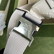 Gucci Embossed Belt Bag In White 645093 Size 28×18×8cm - 6
