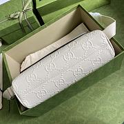 Gucci Embossed Messenger In White 658565 Size 29×22×9.5cm - 5