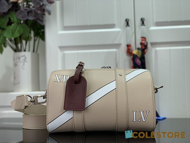 Louis Vuitton Keepall XS In Beige M80118 Size 27x17x13cm - 1