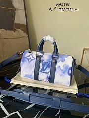 Louis Vuitton Keepall XS Biocolor Navy Blue M80118 21cm  - 1