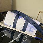Louis Vuitton Keepall XS Biocolor Navy Blue M80118 21cm  - 5