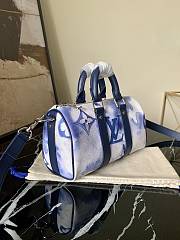 Louis Vuitton Keepall XS Biocolor Navy Blue M80118 21cm  - 4