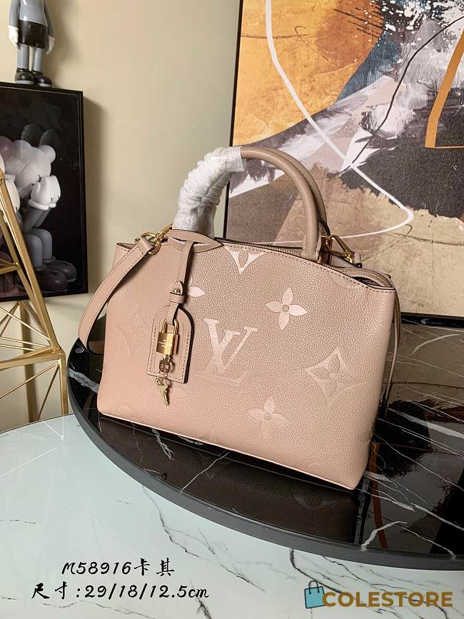 Louis Vuitton Grand Palais Tote Bag In Beige M45842 Size 29x18x12.5cm - 1
