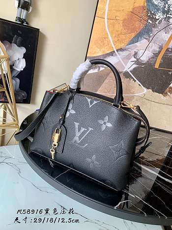Louis Vuitton Grand Palais Tote Bag In Black M45842 Size 29x18x12.5cm