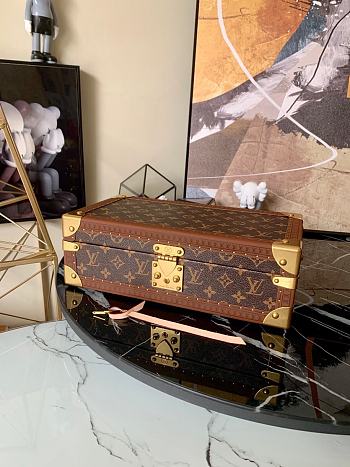 Louis Vuitton Coffret Tresor Monogram Canvas M47023 Size 35x12x19.5cm