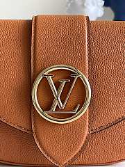 Louis Vuitton Pont 9 Soft Calfskin Leather M55948 Size 25x17.5x8cm - 2