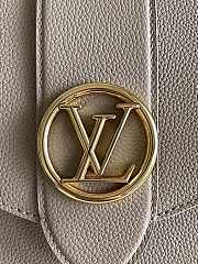 Louis Vuitton Pont 9 Soft Calfskin Leather In Grey M55948 Size 25cm - 3