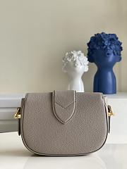 Louis Vuitton Pont 9 Soft Calfskin Leather In Grey M55948 Size 25cm - 2
