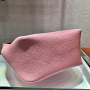 Prada Pink Leather Handbag 1BC127 Size 23x21x13cm - 3