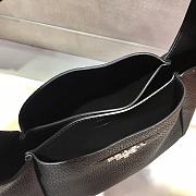 Prada Black Leather Handbag 1BC127 Size 23x21x13cm - 6