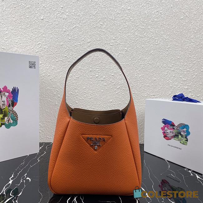 Prada Small Leather Handbag 1BC127 Size 23x21x13cm - 1
