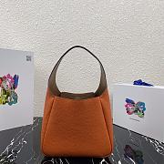Prada Small Leather Handbag 1BC127 Size 23x21x13cm - 5