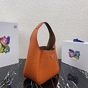 Prada Small Leather Handbag 1BC127 Size 23x21x13cm - 2
