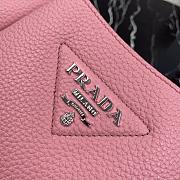 Prada Small Pink Leather Handbag 1BC127 Size 23x21x13cm  - 5