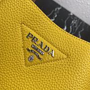 Prada Small Yellow Leather Handbag 1BC127 Size 23x21x13cm  - 4