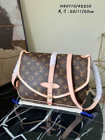 Louis Vuitton Saumur MM Monogram Bag M40710 Size 28x11x20cm