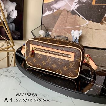 Louis Vuitton Pochette Citie Shoulder Bag M51183 Size 12.5x21.5x6.5cm