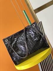YSL Large Niki Shopping Bag In Black 577998 Size 33x27x11.5cm - 4