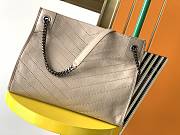 YSL Large Niki Shopping Bag In Beige 577998 Size 33x27x11.5cm - 5