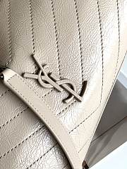 YSL Large Niki Shopping Bag In Beige 577998 Size 33x27x11.5cm - 3