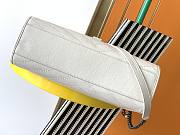 YSL Large Niki Shopping Bag In White 577998 Size 33x27x11.5cm - 5