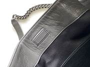 YSL Large Niki Shopping Bag In Grey 577998 Size 33x27x11.5cm - 3