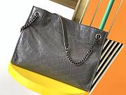 YSL Large Niki Shopping Bag In Grey 577998 Size 33x27x11.5cm - 2