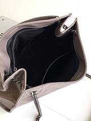YSL Large Niki Shopping Bag In Light Grey 577998 Size 33x27x11.5cm - 5