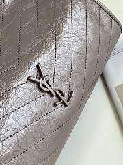 YSL Large Niki Shopping Bag In Light Grey 577998 Size 33x27x11.5cm - 2