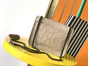 YSL Small Niki Chain Strap Bag In Beige 583103 Size 19x15x6cm - 2