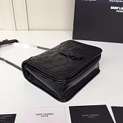 YSL Small Niki Chain Strap Bag In Black 583103 Size 19x15x6cm - 5