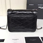 YSL Small Niki Chain Strap Bag In Black 583103 Size 19x15x6cm - 2