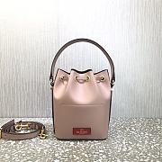 Valentino Vlogo Calfskin Bucket Bag UW2B0 Size 18x20.5x10cm - 2