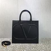Valentino Garavani Vlogo Walk Tote Bag In Black WB0H2 Size 31x27x16cm - 1