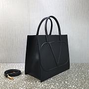 Valentino Garavani Vlogo Walk Tote Bag In Black WB0H2 Size 31x27x16cm - 4