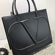 Valentino Garavani Vlogo Walk Tote Bag In Black WB0H2 Size 31x27x16cm - 3