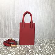 Valentino Garavani Vlogo Walk Mini Tote In Red Size 20x10x21cm - 6